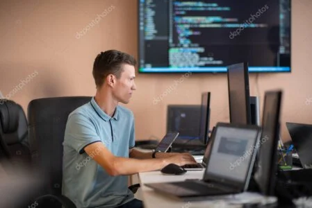 Team collaborating in engineering workspace