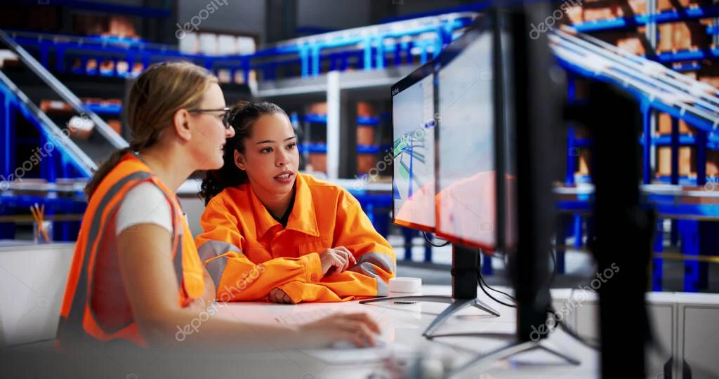 Optimized delivery route on map