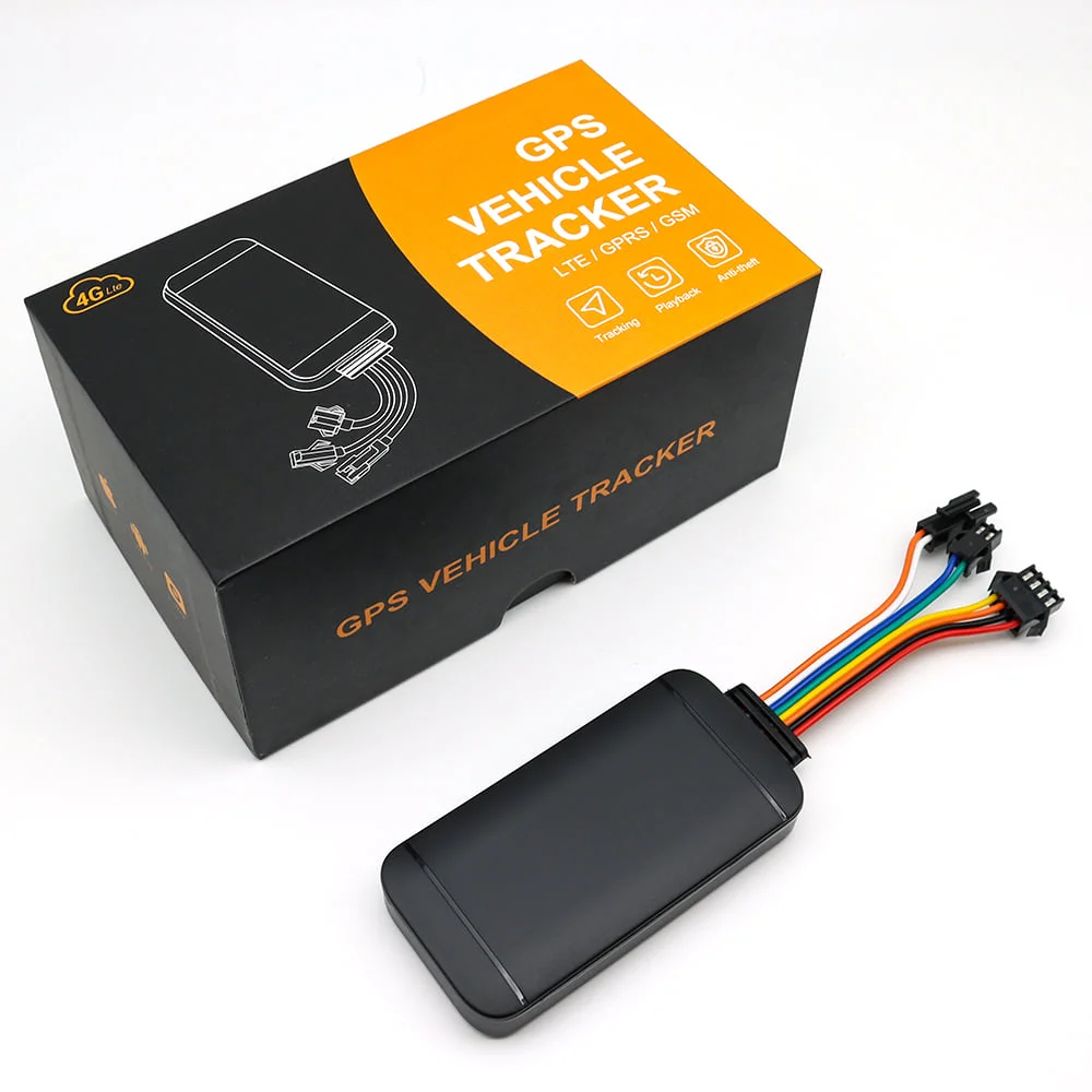 Rugged hardwired GPS vehicle tracker